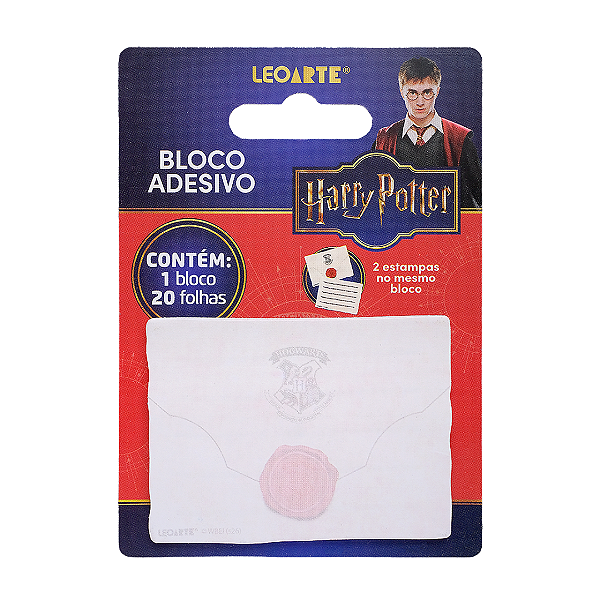 Bloco HARRY POTTER - BLISTER C/ 1 BLOCO 20F - LEOARTE