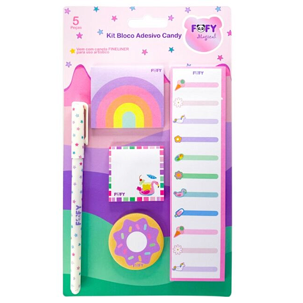 Bloco Adesivo Candy - FOFY