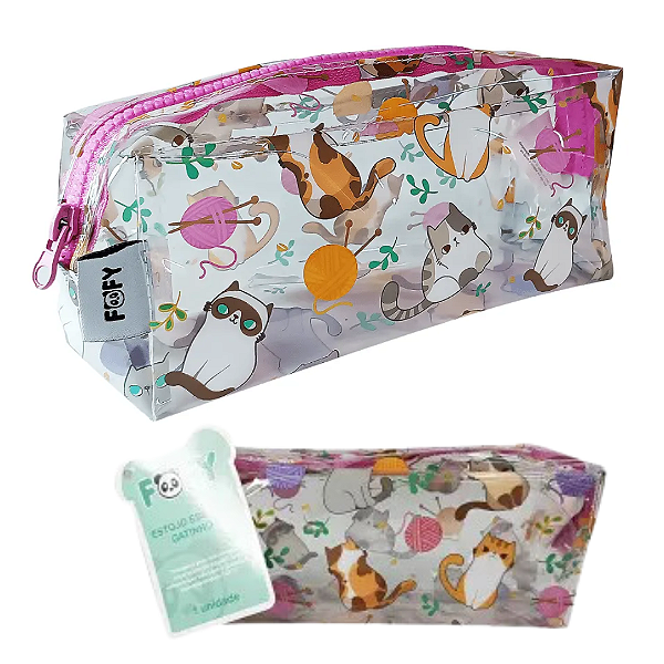 Estojo gatinho PET - UND  - FOFY