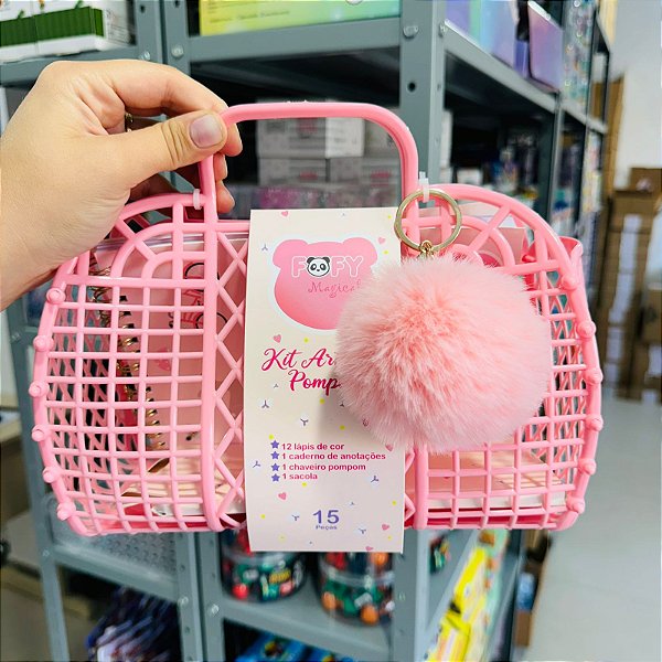Kit Bolsinha POMPOM - FOFY