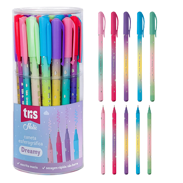 Caneta esferográfica HOLIC DREAMY - PT 30UND - TRIS