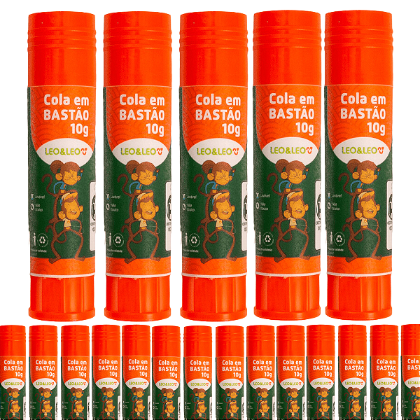Cola bastão 10 gr - CX 12UND -  LEO E LEO