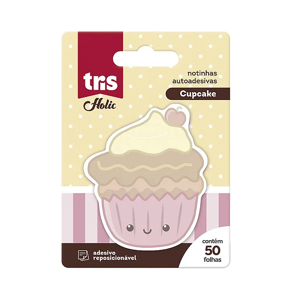 Bloco Cupcake Holic  70X70 50F - UNIDADE - TRIS