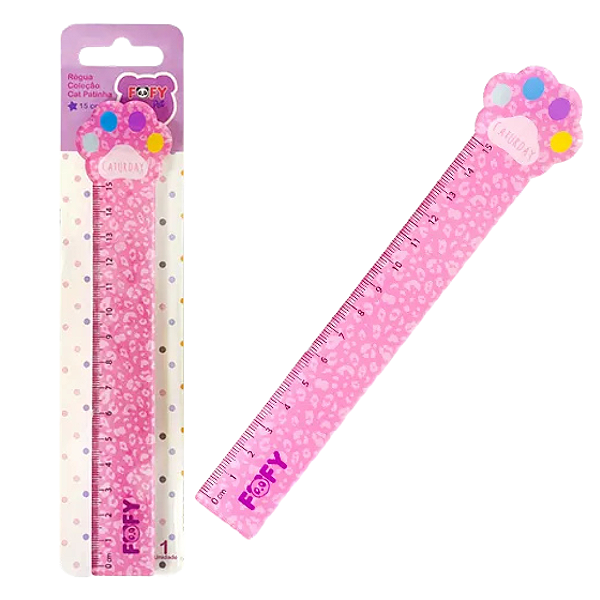 Régua coleção CAT PATINHA  - UND - FOFY
