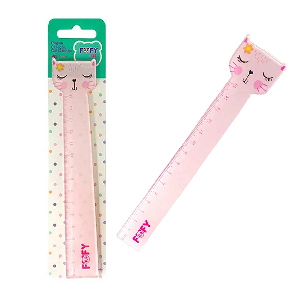 Régua coleção CAT Gatinho  - UND - FOFY