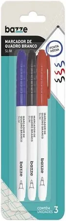 Marcador para Quadro Branco SLIM COLOR CART 3UND - BAZZE