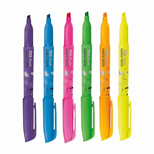 Marca texto Flash NEON -  POTE 24UND - TRIS