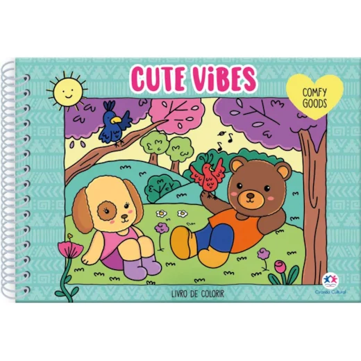 Livro de Colorir - Cute Vibes - CIRANDA CULTURAL
