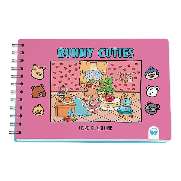 Livro de colorir CUTIES - BUNNY CUTIES - Vale das Letras