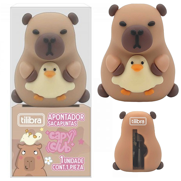 Apontador Capivara CAPYCLUB - UNIDADE - TILIBRA