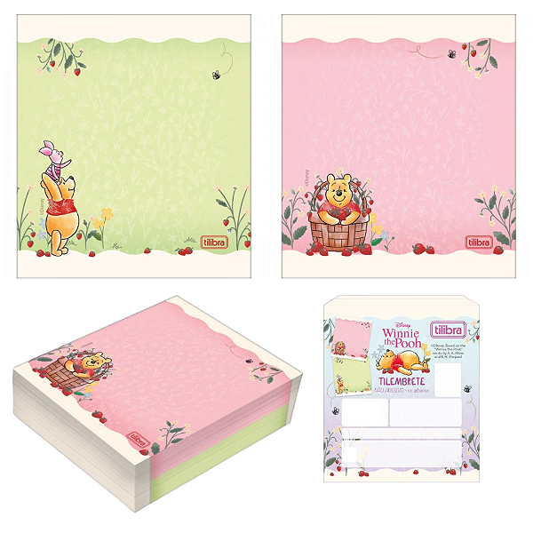 Bloco tilembrete POOH 100F - UNIDADE - TILIBRA