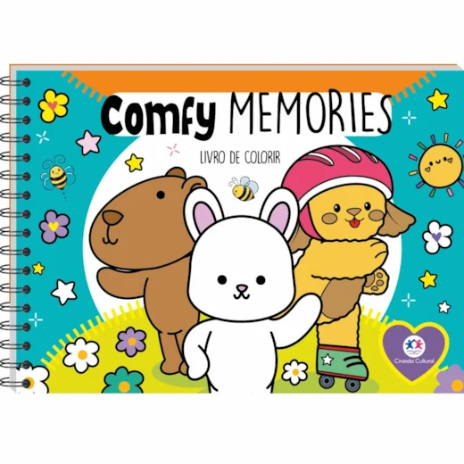 Livro de Colorir - Comfy Memories - 48 páginas - CIRANDA CULTURAL