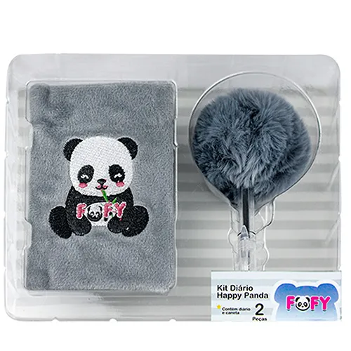 Kit Diário Happy Panda - FOFY