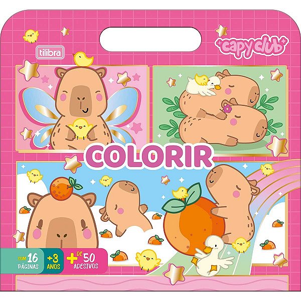 Maleta para colorir -  CAPYCLUB - UND -  TILIBRA