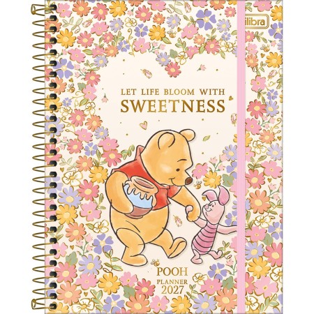 Agenda Planner Espiral POOH 2027 - UND SORTIDA - TILIBRA