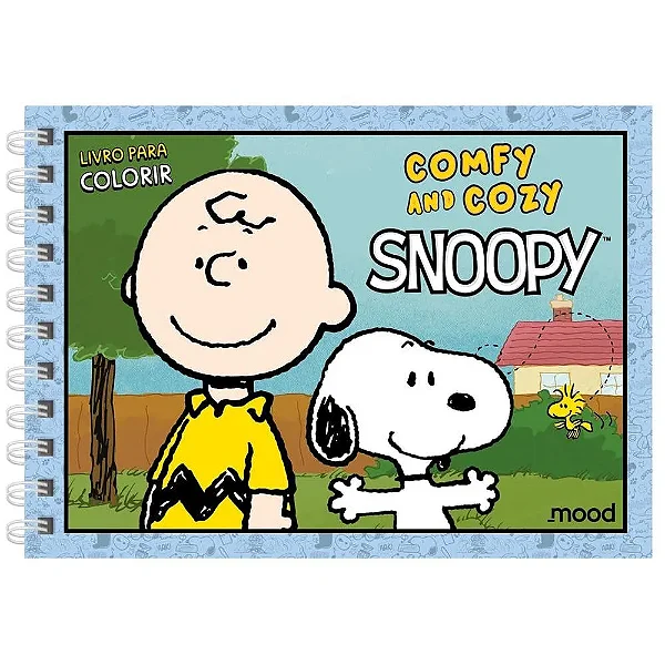 Livro de colorir oficial - Snoopy Comfy and Cozy - CIRANDA CULTURAL