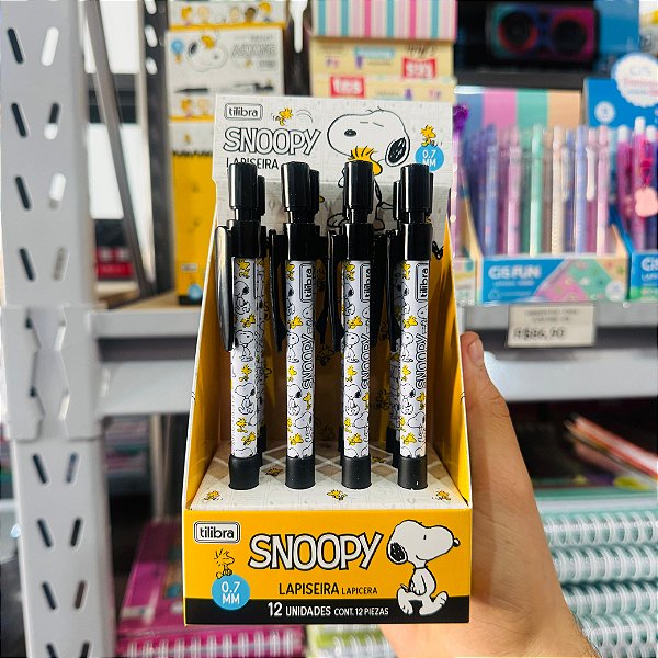 Lapiseira 0.7MM SNOOPY - CAIXA 12 UND - TILIBRA