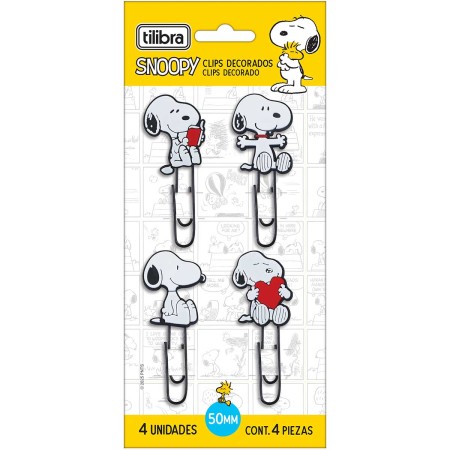 Clips decorado  SNOOPY BLT/4 - TILIBRA