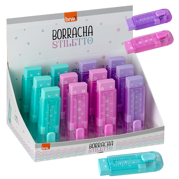 Borracha STILETTO - DISPLAY C/ 12UND - BRW