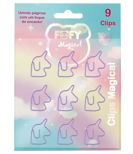 Conjunto CLIPS MAGICAL 9 PCS - FOFY