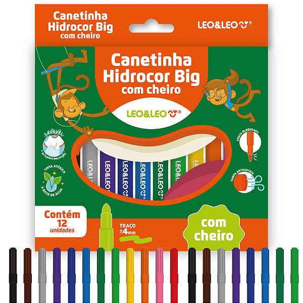 HIdrocor com Aroma - CAIXA C/ 12 UND - LEO E LEO