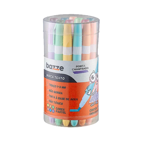 Marca texto pastel - PT 24UND -BAZZE