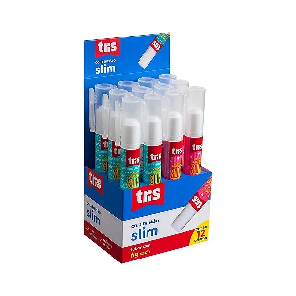 Cola em Bastão SLIM 6G - DISPLAY 12UND - TRIS
