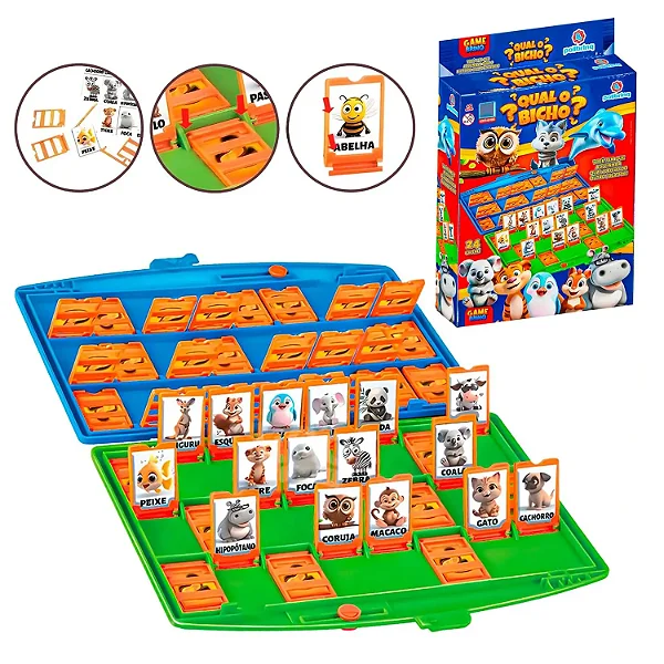 Brinquedo Jogo Qual é o Bicho?  - POLIBRINQ