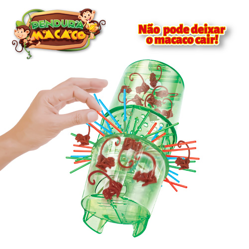 Brinquedo Jogo Pendura Macaco  - POLIBRINQ