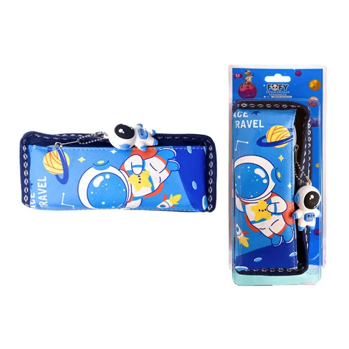 Estojo Escolar ASTRONAUTA AZUL ESCURO - FOFY