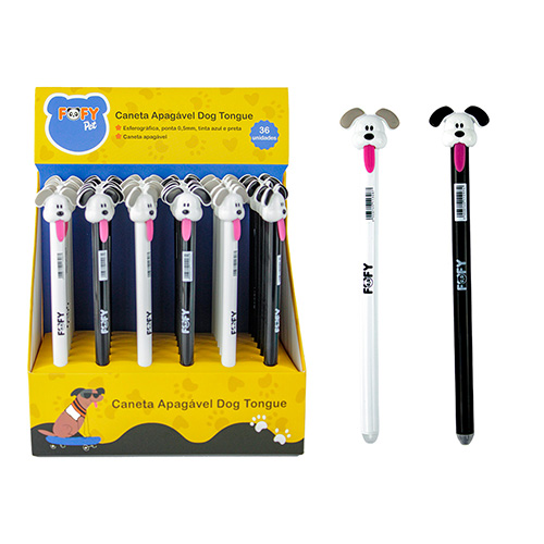 Caneta DOG TONGUE  - CAIXA 36 PCS - FOFY