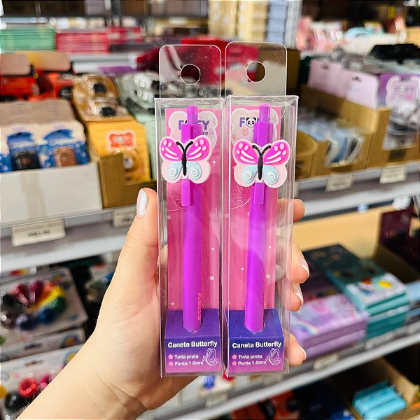Caneta BUTTERFLY - BLISTER 1 UND  - FOFY