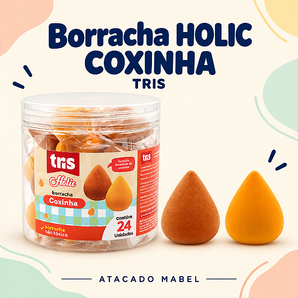Borracha HOLIC COXINHA - PT 24UND - TRIS
