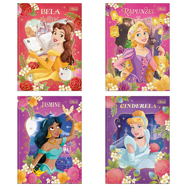 Caderno Brochura colegial  PRINCESA 80F - UNIDADE SORTIDA - TILIBRA