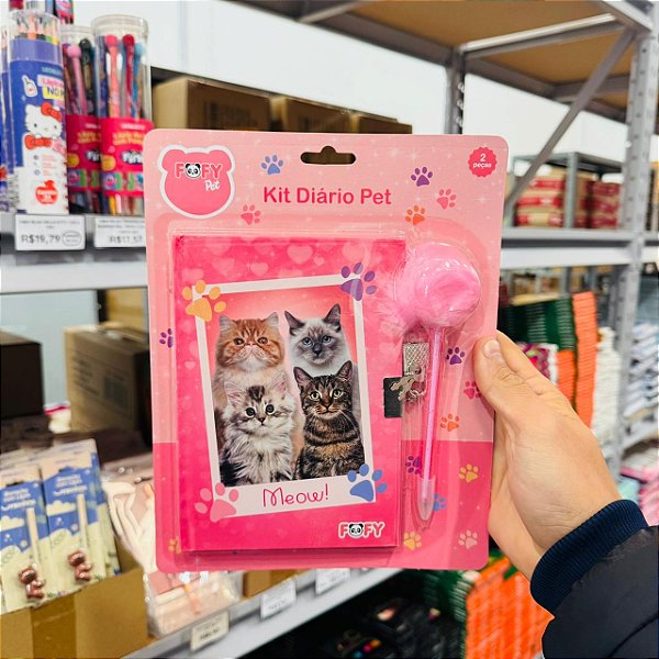 Kit diário PET - BLISTER 2 PEÇAS  - FOFY