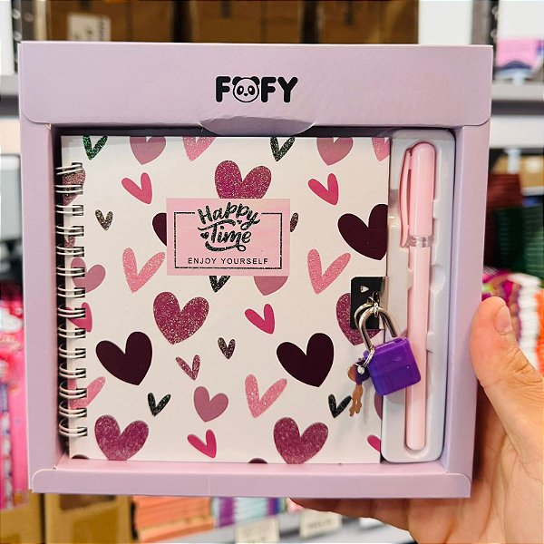 Diário Amor LILÁS- FOFY