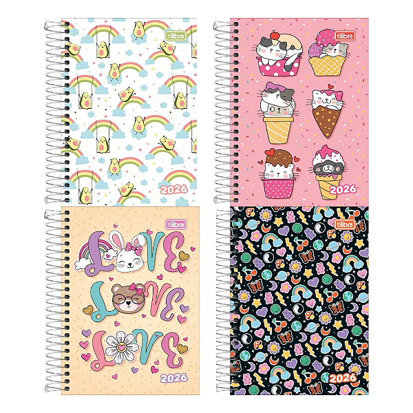 Agenda Espiral SPICE FEM M5 - UND SORTIDA - TILIBRA