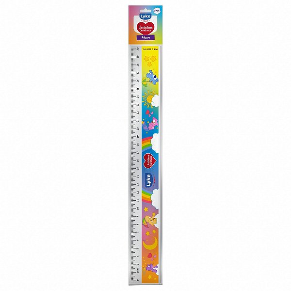 Régua Acrílica 30CM - BLISTER 1 UND - LYKE