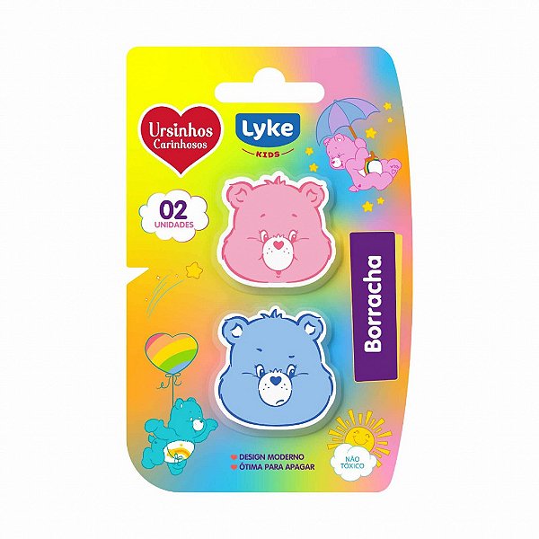 Borracha Ursinhos Carinhosos - BLISTER C/ 2 UND - LYKE