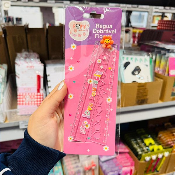 Régua Dobrável FLOWER - UND  - FOFY