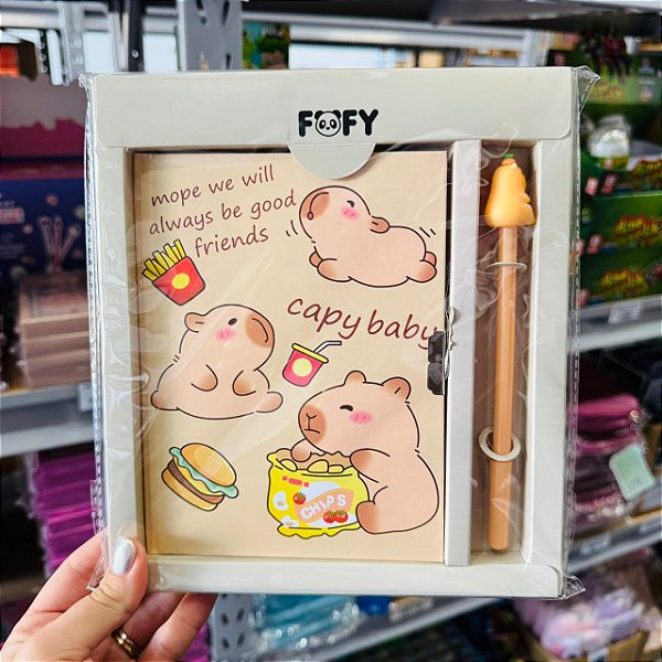 Diário CAPY comidinha - FOFY