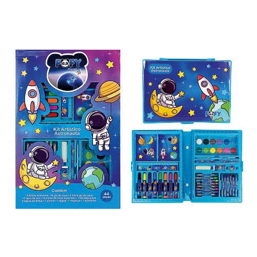 Maleta Kit Artistico ASTRONAUTA 44PCS - FOFY