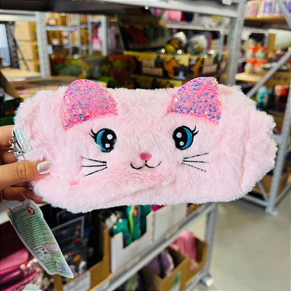 Estojo FLUFLU ROSA  - FOFY