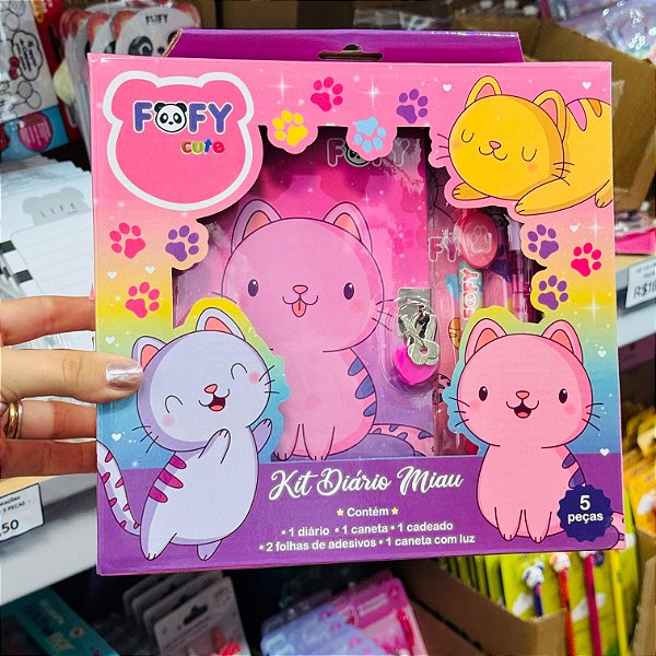 Diário Kit Miau  - FOFY