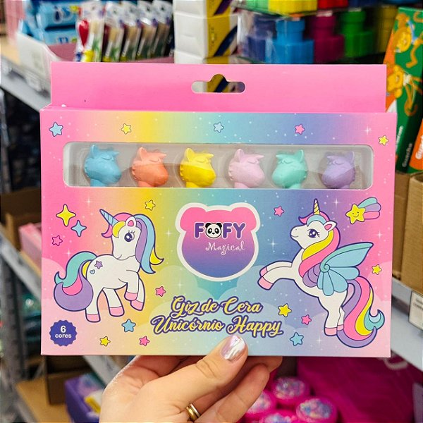Giz de cera UNICORNIO HAPPY - FOFY