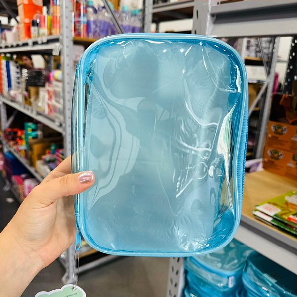 Estojo Clean AZUL - UNIDADE - FOFY