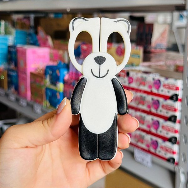 Tesoura Escolar PANDINHA  - UND - FOFY