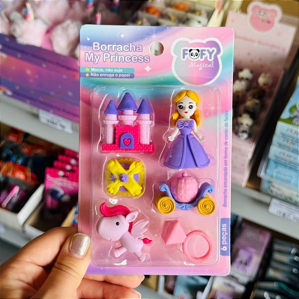 Borracha MY PRINCESS - BLISTER 5 PECAS  - FOFY