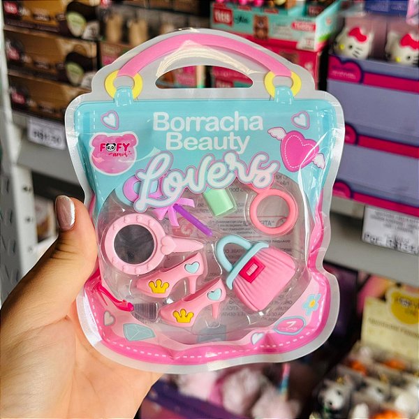 Borracha  BEAUTY LOVERS - BLISTER 7 PEÇAS   - FOFY