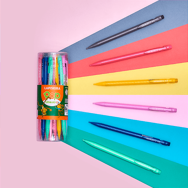 Lapiseira POP 0.7 - POTE C/24 UND- LEO E LEO